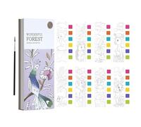 Papel de acuarela, cuaderno de bocetos portátil para colorear, 7.87 x 3.15 x 0.59 pulgadas de grosor, hojas texturizadas, bloc ideal para y dibujar, actividades creativas para niños en casa