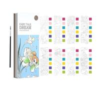 Papel de acuarela, cuaderno de bocetos portátil para colorear, 7.87 x 3.15 x 0.59 pulgadas de grosor, hojas texturizadas, bloc ideal para y dibujar, actividades creativas para niños en casa