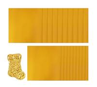 Papel de aluminio dorado - Hojas de manualidades de doble cara, 20 piezas resistentes de 5.9 x 5.9 pulgadas, papel de aluminio en relieve, láminas de manualidades | para pintura, grabado, montaje