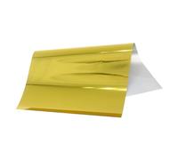 Papel de aluminio for estampado en caliente Color dorado, lámina laminadora transferencia holográfica for tarjetas regalo artesanales DIY para estampado en caliente(Gold)