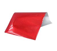 Papel de aluminio for estampado en caliente Color dorado, lámina laminadora transferencia holográfica for tarjetas regalo artesanales DIY para estampado en caliente(Bright Red)