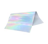 Papel de aluminio for estampado en caliente Color dorado, lámina laminadora transferencia holográfica for tarjetas regalo artesanales DIY(Laser Silver)