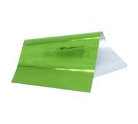 Papel de aluminio for estampado en caliente, lámina laminadora transferencia holográfica, color dorado claro, for arte, artesanía, tarjeta Navidad para estampado en caliente(Light green 50pcs)
