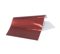 Papel de aluminio for estampado en caliente, lámina laminadora transferencia holográfica, color dorado claro, for arte, artesanía, tarjeta Navidad(Coffee 50pcs)