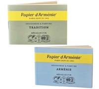 Papel de Armenia - Pack de 2 Libritos (1 Tradition + 1 Arménie) | Incienso en Papel con Aromas Naturales y Florales | Papier d'Arménie Tradition Mdalllies D'Or