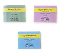 Papel de Armenia - Pack de 3 Libritos Surtidos (Tradition, Rose, Arménie) | Incienso en Papel con Aromas Naturales y Exóticos | Papier d'Arménie Tradition Mdalllies D'Or