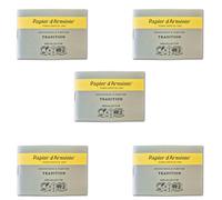 Papel de Armenia - Pack de 5 Libritos | Incienso en Papel con Aromas Naturales y Exóticos | Purificación y Aromaterapia | Papier d’Arménie Original