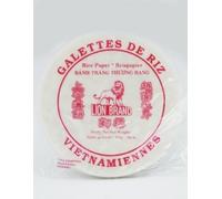 Papel de arroz 22 cm para rollitos de primavera y vietnamitas (obleas)