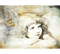 Papel de arroz Ángel Vintage, 29 x 40cm (1pc) - para Muebles Póster Decoupage by CRAFT KREATIVELY