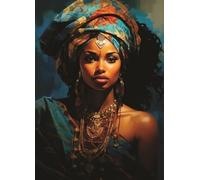 Papel de arroz Belleza Africana, 29 x 40cm (1pc) - para Muebles Póster Decoupage by CRAFT KREATIVELY