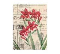 Papel de Arroz Cadence Flores Rojas 30x41 cm.