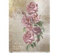 Papel De Arroz La Vie en Rose Roses IV 54x70cm
