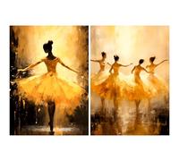 Papel de arroz para bailarinas de ballet, A3+, 29 x 40,5 cm (2 unidades), par de ballet para decoupage, carteles, muebles y proyectos de manualidades CRAFT KREATIVELY