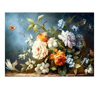 Papel de arroz Ramo Azul, 29 x 40cm (1pc) - para Muebles Póster Decoupage by CRAFT KREATIVELY