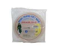 Papel de arroz redondo 22 cm 500 g para rollitos vietnamitas g?i cu?n spring rolls y wraps, obleas fáciles de hidratar y enrollar, origen Vietnam
