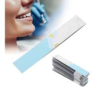 Papel de articulación dental, tiras Papel de articulación de mordida, Tiras de papel de articulación de mordida dental Cuidado de los dientes bucales dentales Suministros de dentista Accesorio(azul)