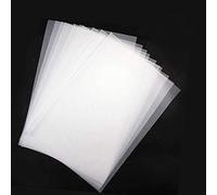 Papel de calco transparente, 70 g, DIN A4, 210 x 297 mm, 100 hojas, imprimible, transparente, paper de calco, papel de pergamino, papel de arquitecto
