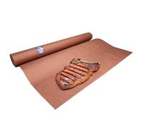 Papel de carnicero color melocotón de 24 x 2160 pulgadas (185 pies) - Rollo de papel de carnicero natural para carne y pescado - sin revestimiento, sin encerar y material de grado alimenticio para