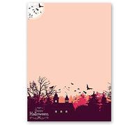 Papel de carta Estaciones - Otoño HAPPY HALLOWEEN - 50 Hojas formato DIN A4 - Paper-Media