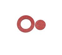 Papel de cebada, papel adhesivo aislante, 18650 21700 26650 Insulation Gaskets Red Green Hollow Solid Multiple(Hollow Red 20Pcs,26650 Gasket)