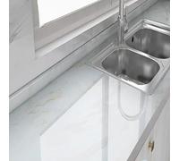 Papel de contacto para envolver mármol, cubierta a prueba de humedad para encimeras de cocina, encimeras, escritorios, armarios y estantes