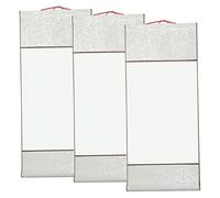 Papel de desplazamiento 3pcs pintura china caligrafía papel desplazamiento en blanco colgando vintage con rodillo de madera y correa de correa de suministros de reptil de escalada rama de esca