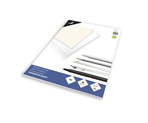 Papel de dibujo técnico transparente Kangaro K-770300, DIN A4, 24 páginas, 80 g/m², 1 hoja, cuadrícula naranja de 1/5/10 mm