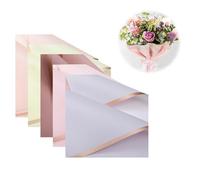 Papel de Embalaje Para Floristería,Papel Regalo de Flores para Envolver Regalos,20 Piezas 58 X 58cm Papels de Floristería Impermeable,El Embalaje de Regalos/Flores/Navidad/Cumpleaños