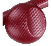Papel de fibra de carbono envases de plástico de v 3D Carbon Fiber Vinyl Wrap Multicolor 127cmx10cm Or 20cm(Wine Red,127x10cm)