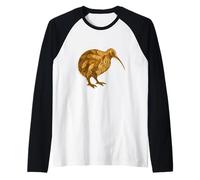 Papel de Filigrana Kiwi Art Camiseta Manga Raglan