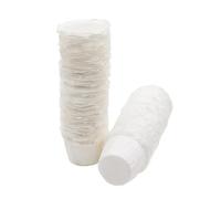 Papel de filtro café, Compatible con taza cápsula, reutilizable, accesorios(100 pcs white)