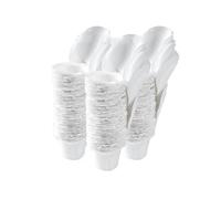 Papel de filtro café, Compatible con taza cápsula, reutilizable, accesorios(100 pcs with lid)