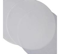 Papel de filtro cualitativo redondo, sin cenizas, 100 hojas for filtración de laboratorio en química y biología(25cm Medium)