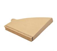 Papel de filtro de café marrón sin blanquear tamaño 4 para máquina de goteo de 101 tazas, filtros de vertido manual de pulpa de madera natural para fabricante estadounidense, aroma de sabor puro