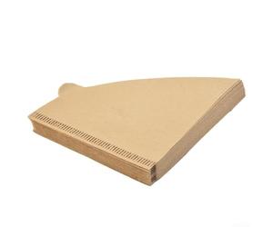 Papel de filtro de café marrón sin blanquear tamaño 4 para máquina de goteo de 101 tazas, filtros de vertido manual de pulpa de madera natural para fabricante estadounidense, aroma de sabor puro