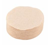 Papel de filtro de café, paquete de 100 filtros de cono de fibra de madera, color Burlywood, diámetro de 60 mm o 68 mm, para moca, preparación de café casera y manual (N°6 60mm)