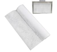 Papel de filtro de campana - Rollo de filtro de escape de cocina cortable de 10 m | Papel de filtros de absorción de universal para campana extractora, tela no tejida, filtros de grasa