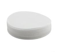 Papel de filtro espresso de 58 mm, 100 unidades para cafetera, hojas desechables redondas sin blanquear que mejoran la extracción, 58 mm (53 mm)