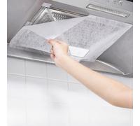 Papel de filtro no tejido de 5/10 metros para campanas extractoras de cocina algodón a prueba de aceite (45 cm x 43 cm)