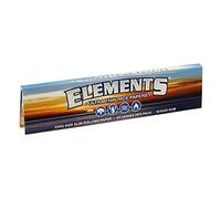 Papel de Fumar Elements King Size Slim Caja de 50Und 100% Natural de Arroz, Ultrafino, Combustion Lenta, Sin Sustancias Quimicas. Sin Cola de Acacia