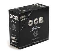 Papel de Fumar Ocb Premium King Size Slim 50Und. (Caja Negra) Combustión Lenta