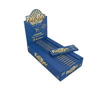 Papel de fumar Pay-Pay Genuino 1 1/4 78mm (25Und) Ultrafino de Combustion lenta, Goma arabiga Ecologica Sin Refinar (Sin Aditivos)