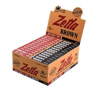 Papel De Fumar Zetla Brown + Filtro Slim - 26 Paquetes