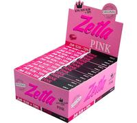 Papel De Fumar Zetla Rosa + Filtro Slim - 26 Paquetes