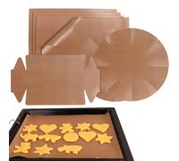 Papel de horno para hornear, lámina antiadherente reutilizable apta para alimentos, hojas de papel de horno para freidora, microondas, vaporizador para freír, para casa, camping, jardín, restaurante