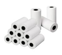 Papel de impresi?n, 12 rollos de 57 x 30 mm con n?cleo de papel t?rmico fotogr?fico, repuesto para c?mara instant?nea