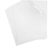 Papel de Impresión Adhesivas, Vinilos Adhesivos Imprimibles, Imprimible Papel Adhesivo, 25 Hojas Papel Pegatina para Imprimir A4 Papel Adhesivo Transparent