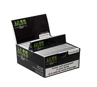 Papel de liar Jass Black KS premium ultrafinos largos, papeles de liar estrechos [110 x 44 mm (50 x 32)]