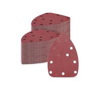 Papel De Lija 10/20/50 Uds papel de lija adhesivo gancho triangular disco lijado lijadora abrasiva herramientas arena for pulir grano 40-2000(40,50 pcs)