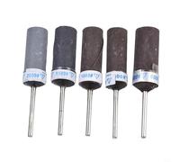 Papel de lija de cabeza de molienda con grano P600 P800 P1000 P1500 P2000 diseñado para pulir fino, metal, madera, joyería, jade ágata, en vástago de 3 mm, herramientas eléctricas